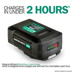 Landworks Super Duty Pro 48V DC 2Ah Lithium Ion Rechargeable Battery 88.8 Watt H