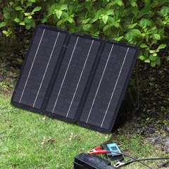 30W Solar Car Battery Charger 12V Volt Solar Panel Kit for Car RV Boat Trailer