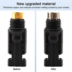 15A Solar Fuse Holder Inline with Male and Female Connector for Solar Panel a…