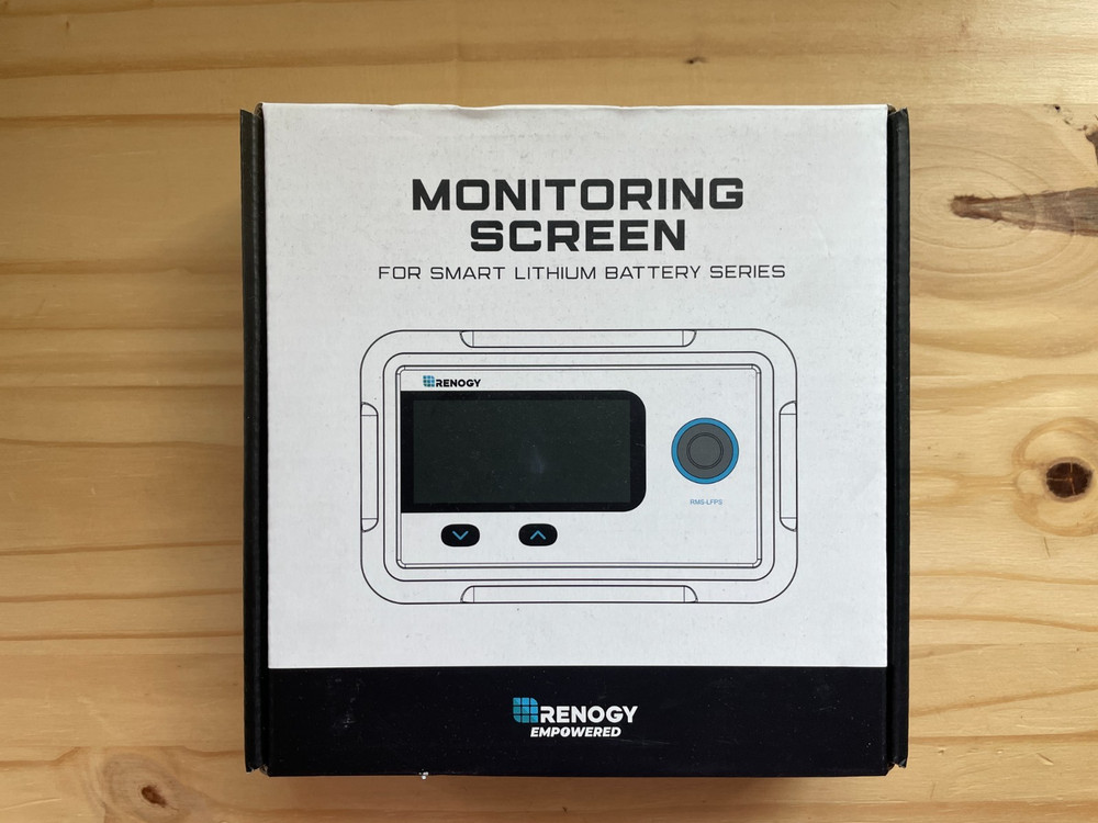 renogy battery monitor screen for smart lithium battery series