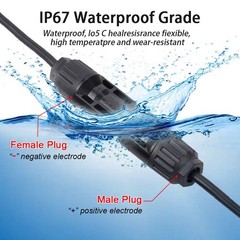 10ft Solar to XT60i Extension Cable Wire Solar Connector to XT60i Charging Cable