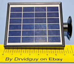 Solar Panel Camping Charger & iphone Adapter for Apple Electronics