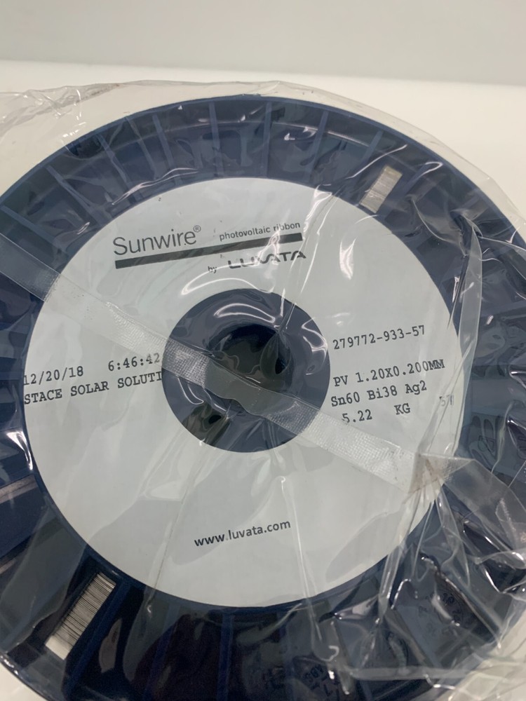 Sunwire Luvata Solar Panel Tabbing Wire 1.20x 0.200mm 279772-933-57
