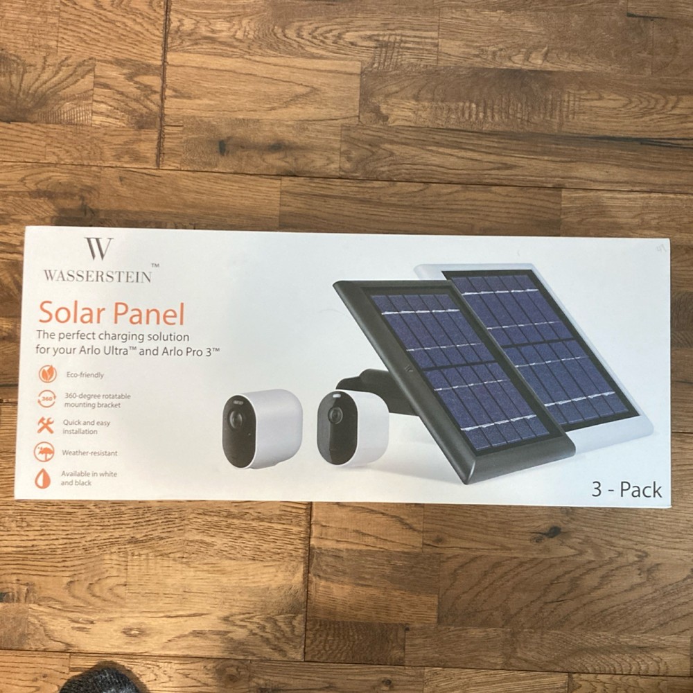 Wasserstein Weather Resistant Monocrystalline Solar Panel 2W 5V 3 Pack