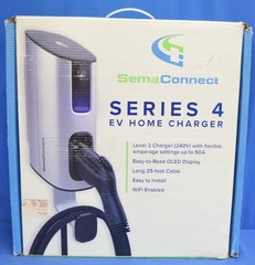 Level 2 EV Charger 12kw 50A 25ft J1772 14-50P/ WiFi Sema Connect
