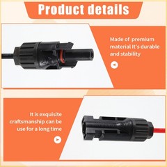 Solar Panel to DC 8mm Adapter Cable 2m, Solar Connector to DC7909/8020 Male4185