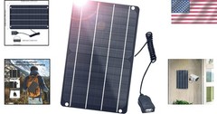 Portable 6W Waterproof Solar Charger – Mini USB with Monocrystalline Power