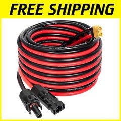 25FT Solar to XT60 Extension Cable 10AWG