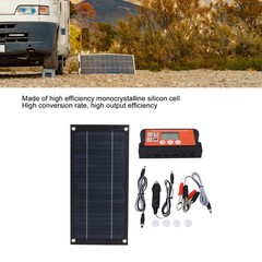 Portable 600W Solar Panel Charger Monocrystalline Silicon 100A Charge Controller