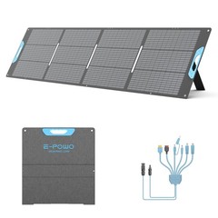 220W Portable Solar Panel for Power Station, 23.5% High Efficiency ETFE Folda…