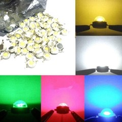 10PCS 1W High Power Lamp Beads SMD LED White Used for Spotlight Downlight