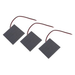 ˜3 Set Small Solar Panels Professional 1W Monocrystalline Silicon High Effici