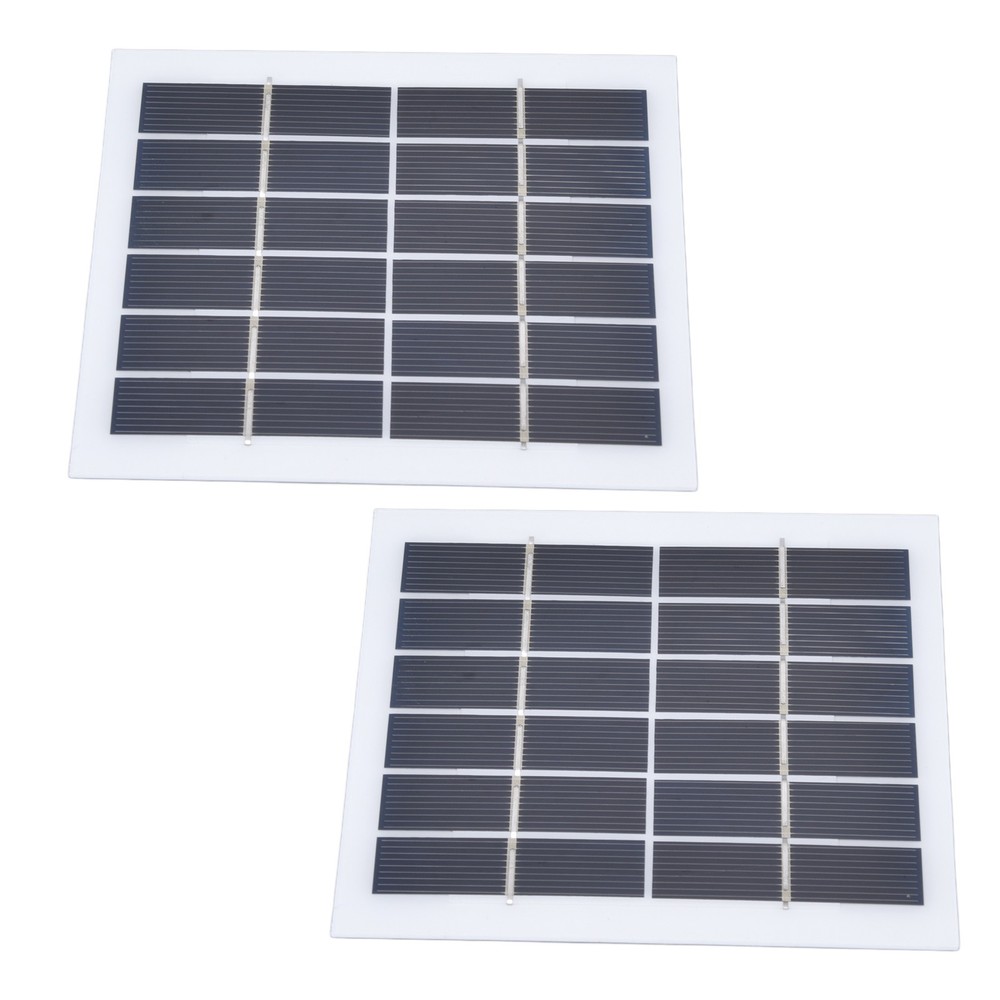 2 Pcs Monocrystalline Solar Plate Lightweight For Indoor And Outdoor Use