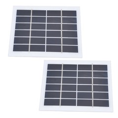 2 Pcs Monocrystalline Solar Plate Lightweight For Indoor And Outdoor Use
