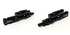 10 Pairs Solar Panel Cable PV T Branch Connectors Splitter Coupler Combiner