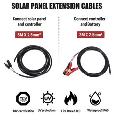 200W 400W Mono Flexible Solar Panel Kit + 30A Controller for RV Car Home Rooftop