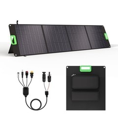 200W Foldable Portable Solar Panel Kit, Waterproof Solar Charger w/ 4 Kickstands