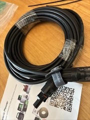 30FT Black Solar Cable 10AWG (6mm²) solar cable