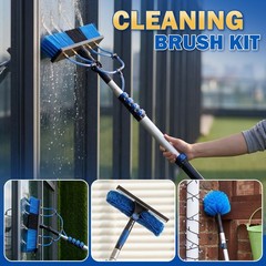 Solar Panel Cleaning Kit Water Fed Pole 24 FT, Extendable Telescopic Pole wit…