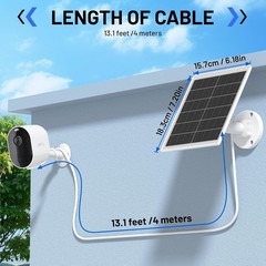 Adjustable Wall Mount Solar Panel for Arlo, 2 Pack