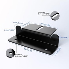 Solar Panel Mounting Z Brackets, Lightweight Aluminum Corrosion-Free Mounting Br