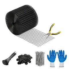 🔝6inx50/100/120 FT 1/2″PVC Coated Solar Panel Bird Guard,Critter Guard Wire Mes