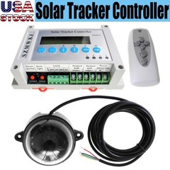 Dual Axis Solar Tracker Controller W/ LCD Display W/ Light Sensor W/ IR Remote