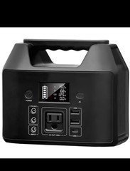 Portable Power Station 150W LiFePO4 Battery Bank Camping AC DC Solar Generator