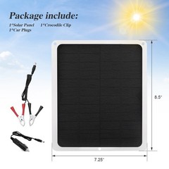 20W 12V Solar Panel Kit,Solar Battery Trickle Charger +10A PWM Charge Controller