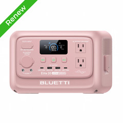 BLUETTI Elite 30 V2 Pink 288Wh 600W Portable Power Station Generator for Camping