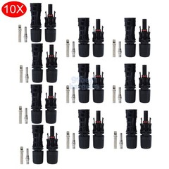 10Pair Solar Connector For MC4 1000V 30A UV Resistant IP67 Male Female Connector