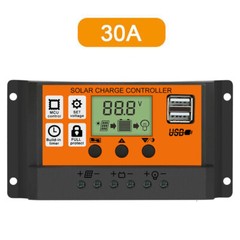 100A MTTP Solar Charge Controller Panel Battery LCD Regulator Dual USB 24/12V