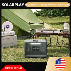 2400W Portable Power Station 2160Wh LiFePO4 Battery Solar Generator Backup RV