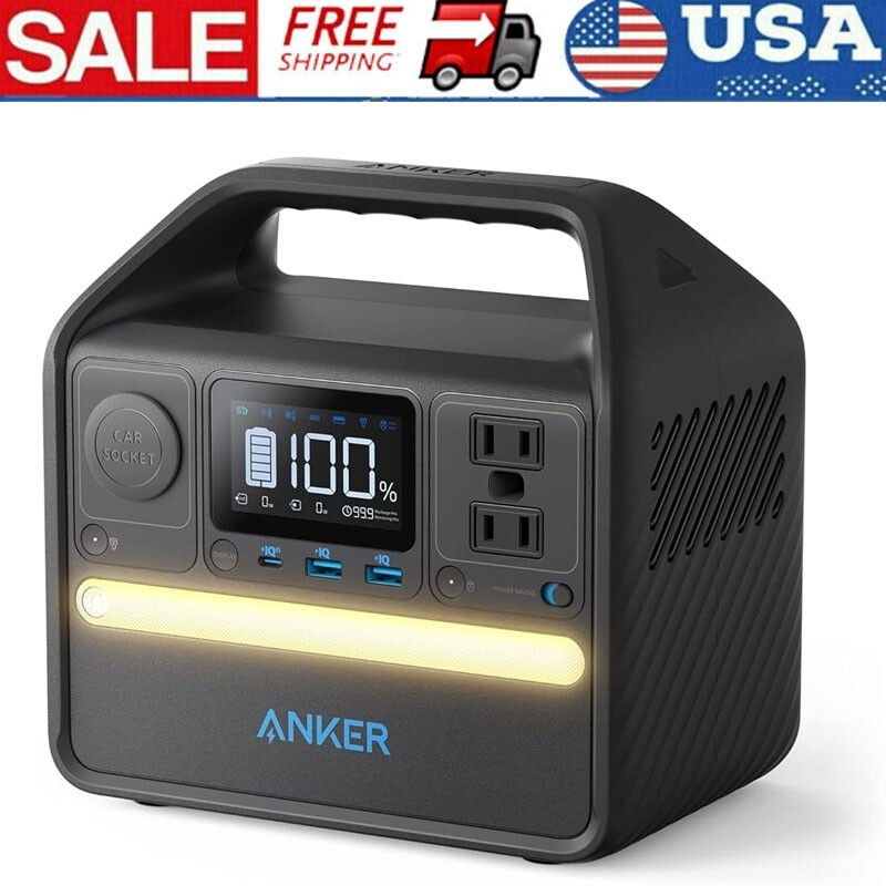 Portable Power Station Upgraded w/ LiFePO4 Battery 6-Port PowerHouse Generator