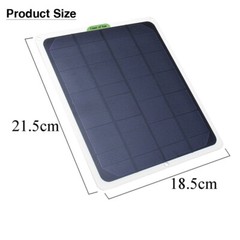 20W Solar Panel 12V Trickle Charger Battery Charger Kit Maintainer Boat RV Car