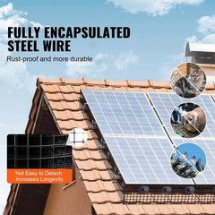 8in x 98ft Weather-Resistant Critter Guard for Solar Panels – Secure Your Roof