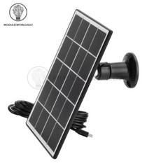 8W 5V Microcrystal Solar Panel + Mounting Bracket For Security Camera Water Pump
