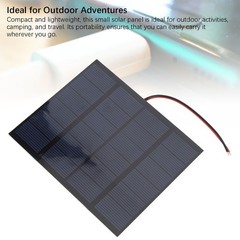 2PCS 1.5W 6V Small Solar Panels Monocrystalline Silicon DIY Solar Charging Panel