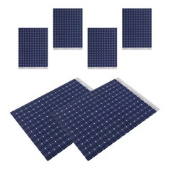 6Pcs Durable Mini Solar Cell Panels for Model Village Landscape Decor Dark Blue