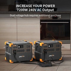 pecron e3600lfp Portable Power Station 3072Wh 3600W Home Backup Generator