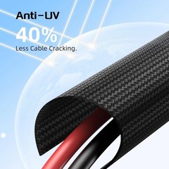 30ft 10AWG Solar Panel Extension Cable with Connectors