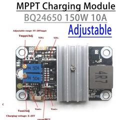 BQ24650 150W 10A DC To DC Buck USP Solar MPPT Charging CC-CV 12V 24V Lead-acid L