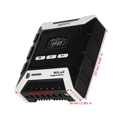 20-60A MPPT Solar Charge Controller Charger 12V/24V/48V with Color LCD Display E