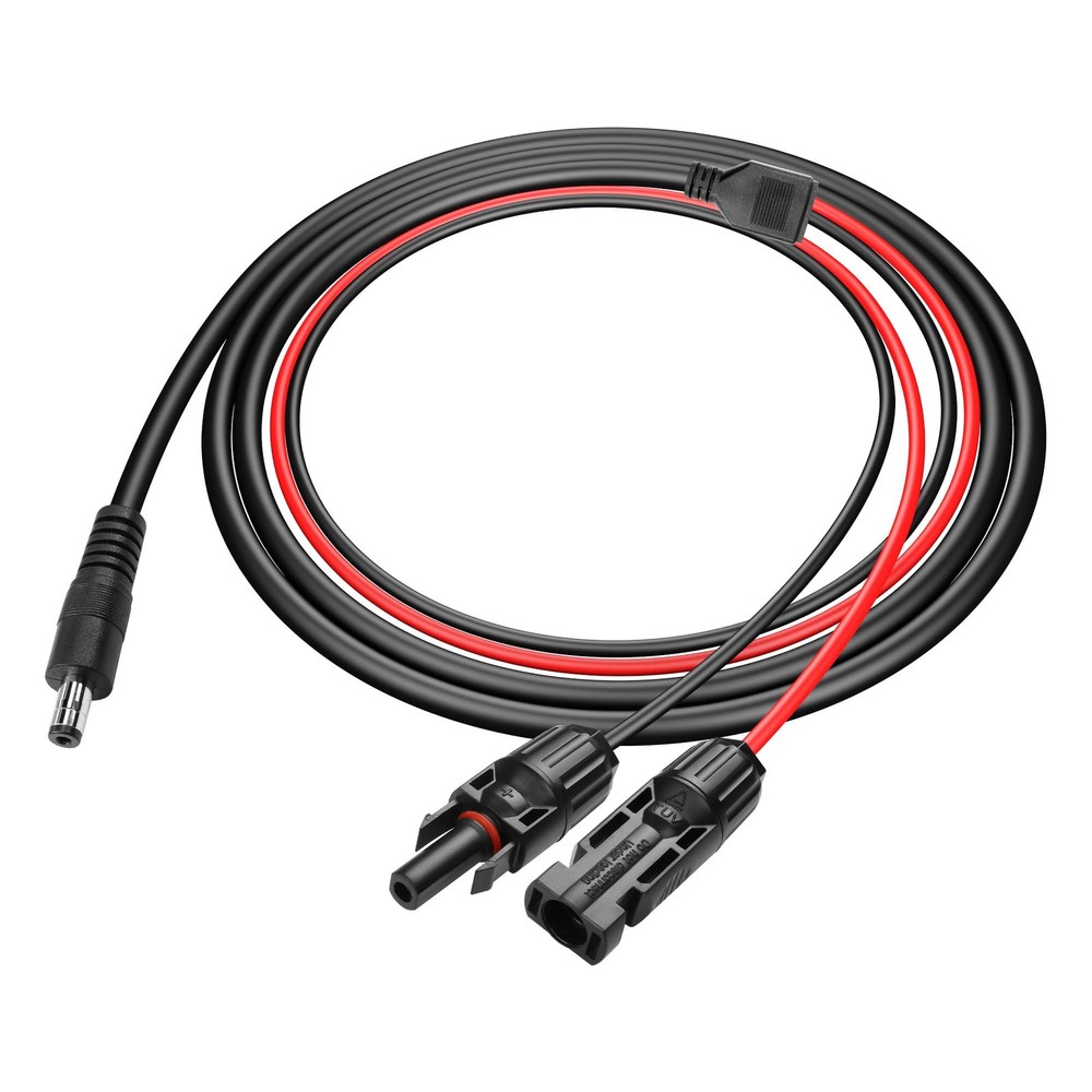 Solar Panel Connectors to DC 5.5×2.1mm Extension Power Cable 14AWG Solar Panel C