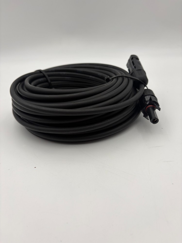 50ft 10 AWG Solar Panel Extension Cable Wire PV Adapter MC4 Connector Male Femal