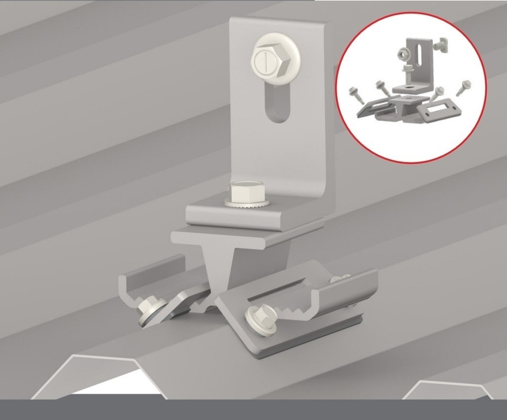 K2 Systems, Trapezoidal Power Clamp , Kit, DC. 4000308-US