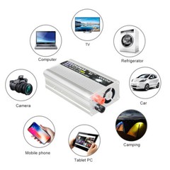 Flexible Solar Panel Kit PWM Controller 12V/24V Battery Charger DC- AC Inverter
