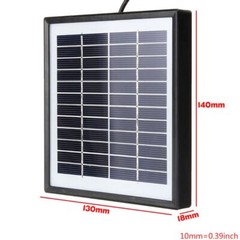 5W Outdoor Solar Panel 12V Supply For Camera Power Security System