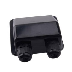 Double Wire Cable Entry Gland Box Roof Panel Solar Junction Box RV Boat Caravan