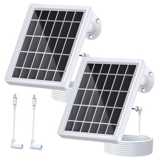 Solar Panel Charger for Ring Camera，Spotlight Cam Plus/Pro and Stick Up Cam